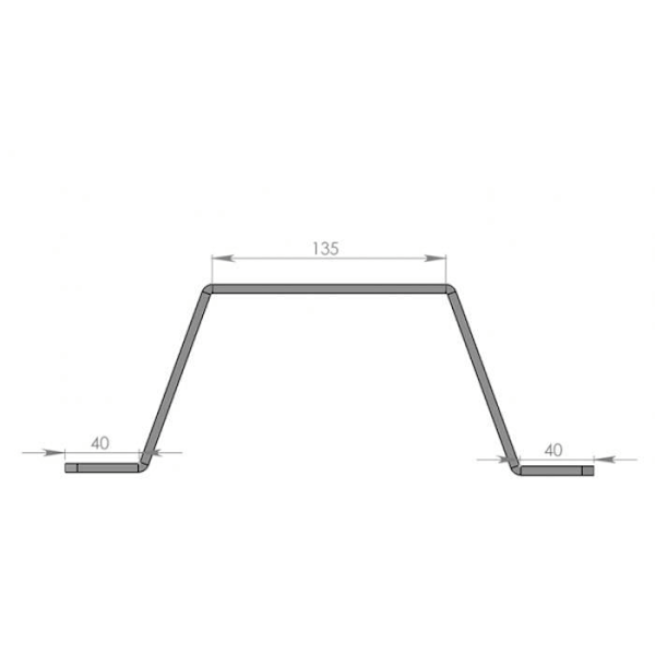 Seinäasennus - HD LINE - Antennimasto - Offset 10 cm - Syvyys 100 mm - Suositeltu käyttö