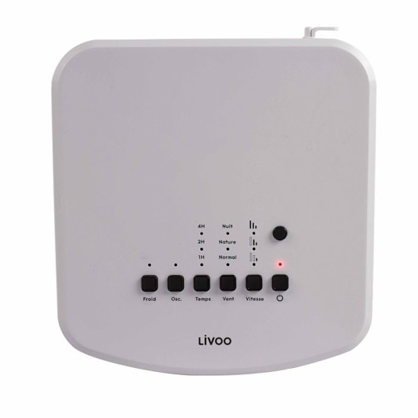 Luftkylare - LIVOO - DOM389 - 3 funktioner - 4 L tank - 3 hastigheter