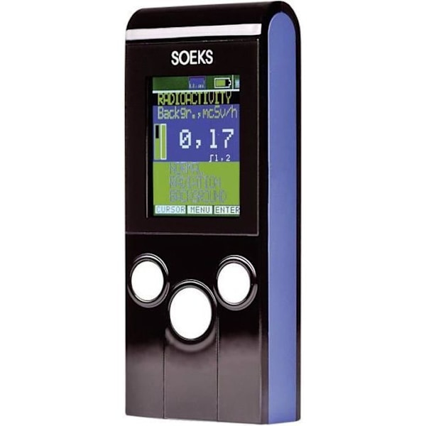 Radioaktivitetsdetektor - Soeks - 01M - Hög känslighet - TFT-display - Batteridriven