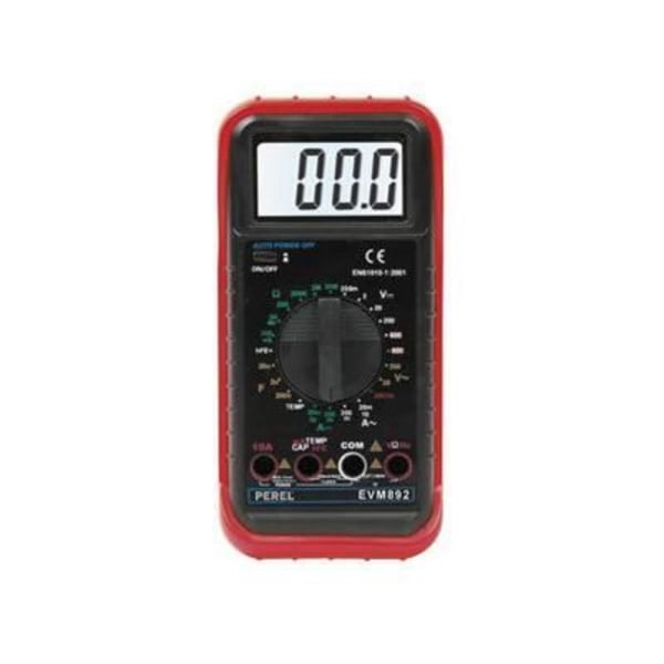 LCD digitalt multimeter 3 1 2 24 rækker 10a evm89