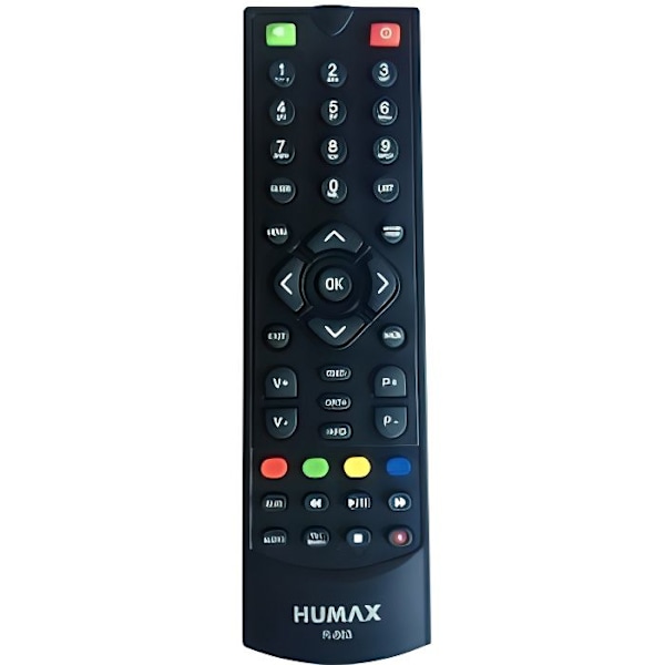 Fjernbetjening - HUMAX - TN8000 - Universel - Kompatibel med TNTSAT - Sort