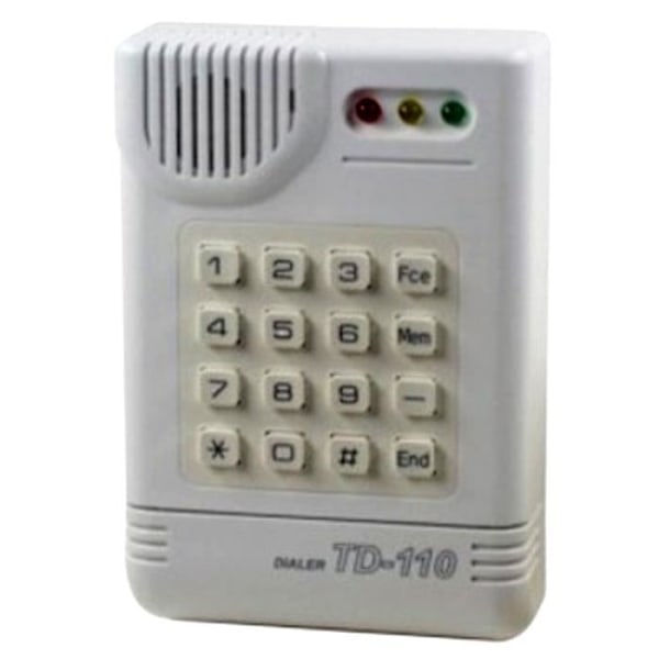 Telefonsändare - Ej specificerad - TD110 - 4 nummer - SMS-larm - Interiör