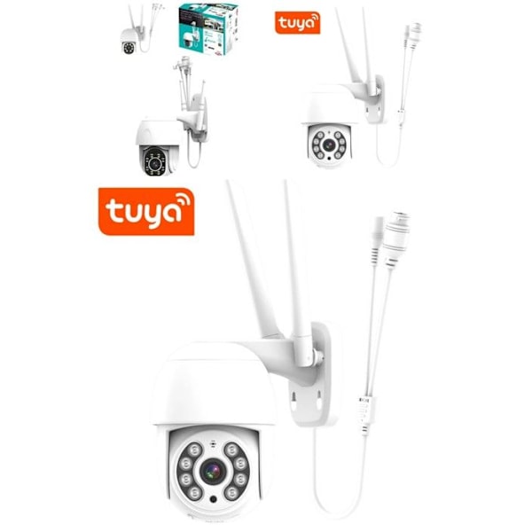 ULKOPUOLINEN MOOTTORISOITU DOME-KAMERA WIFI FULL HD IP65 RJ45 SD-KORTIN LUKIJA AUTOMAATTINEN SEURANTA Vit