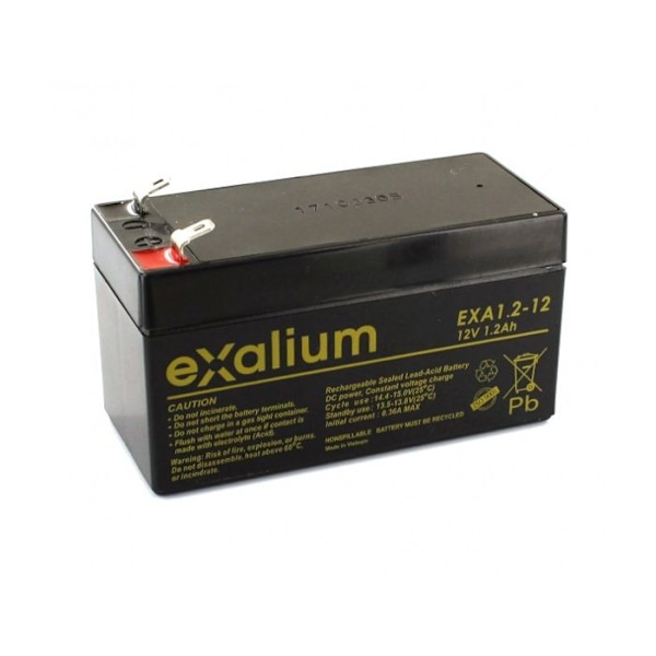 Exalium blybatteri 12V 1,2Ah EXA1.2-12