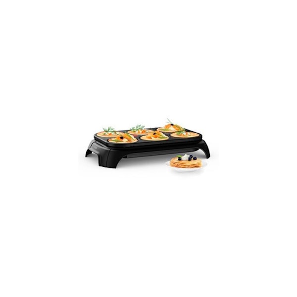 ECO CREP'PARTY ECO CONCU NOIR 6 CREPES Svart
