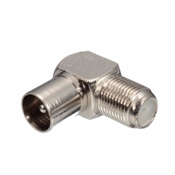 Koaxial hane till F hona Adapteruttag Kontaktkontakt Kabelantenn