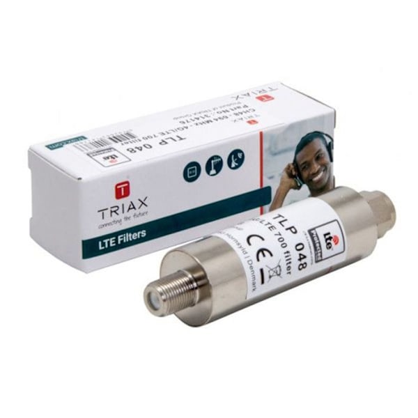Filtre equalizer rejektor LTE - Triax - TLP 048 - 68 g - Forhindrer 4G-interferens - Terrestrisk TV