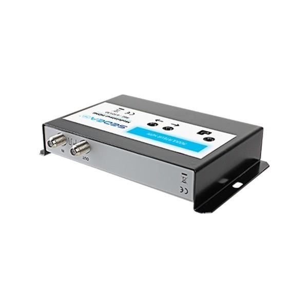 DVB-T COFDM terrestrisk modulator RF-indgang - udgang med F HDMI 610130-stik - HDMI-signaltransmission over koaksialt netværk