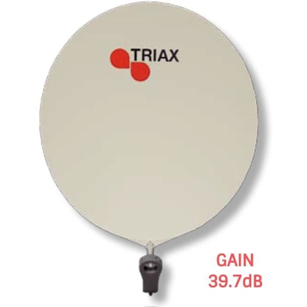 TRIAX DAP 910 FIBERFAD 90CM CREME GAIN 39,7dB Grädde