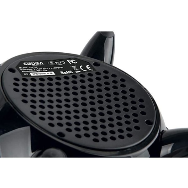 Bærbar Bluetooth-højttaler - SEDEA - B-PIG - Subwoofer 5W - Autonomi 6-10 timer - NFC