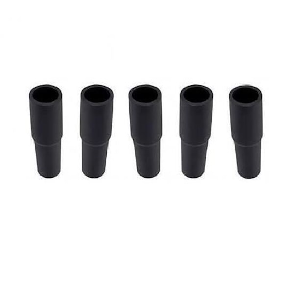 Tätningmanschett - HD ME - 5-pack - Gummi - Skydd för F-kontakter - Svart