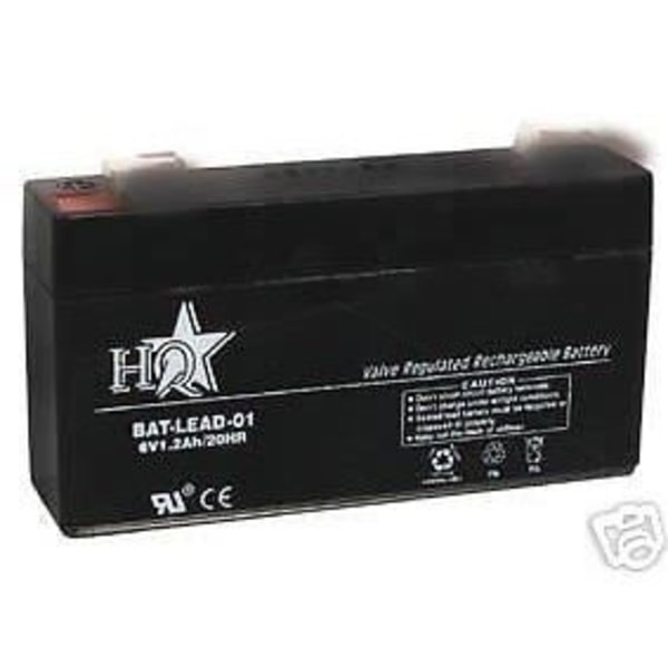 ACKUMULATOR BLY SYRA BATTERI 6V 1,2A