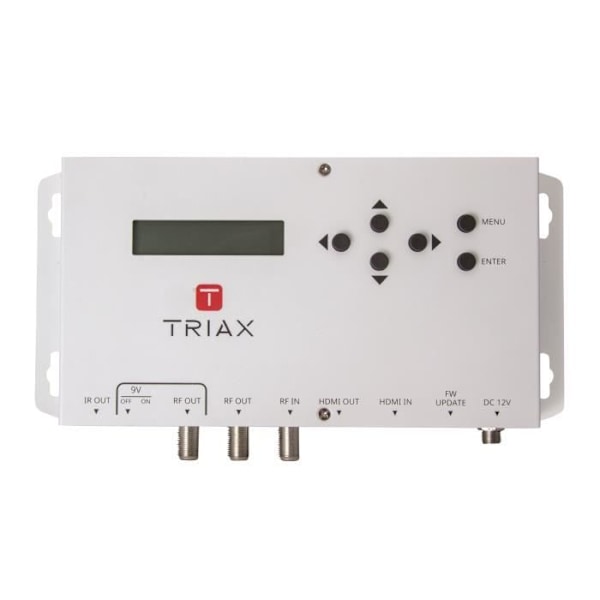 HDMI til COFDM-modulator – Triax MOD103T – Full HD op til 1080p@30Hz Pixel, 12 V DC, ideel til hjemmeinstallationer