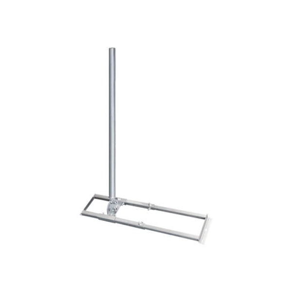 Spärrstöd Robust varmförzinkad ram Takmontering Fixering Justerbar parabel - för antenner max 90 cm, längd 1 m