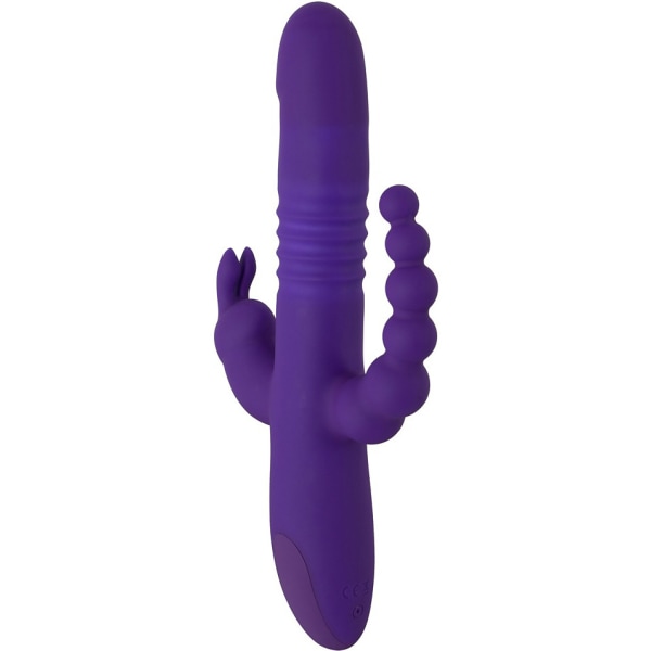 Sweet Smile: Stødende Pearl Triple Vibrator Lila