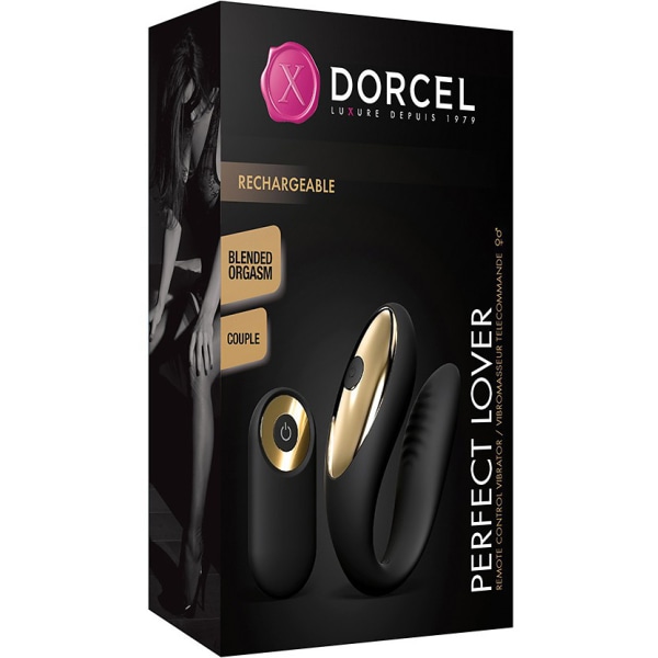 Marc Dorcel: Perfect Lover, Remote Control Vibrator Guld, Svart