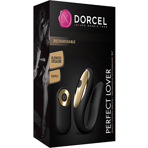 Marc Dorcel: Perfect Lover, Remote Control Vibrator Guld, Svart