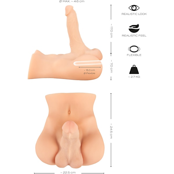 Realistixxx: Deluxe Man 02 Masturbator Ljus hudfärg