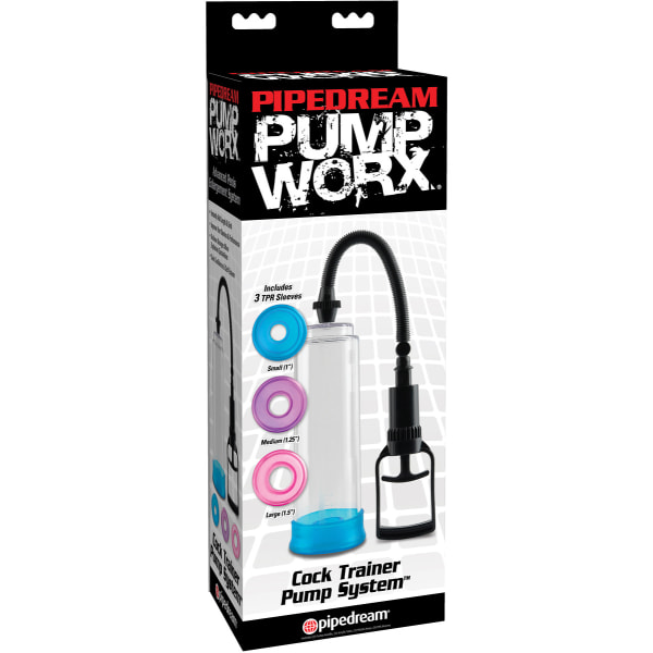 Pipedream Pump Worx: Cock Trainer Pump System Transparent