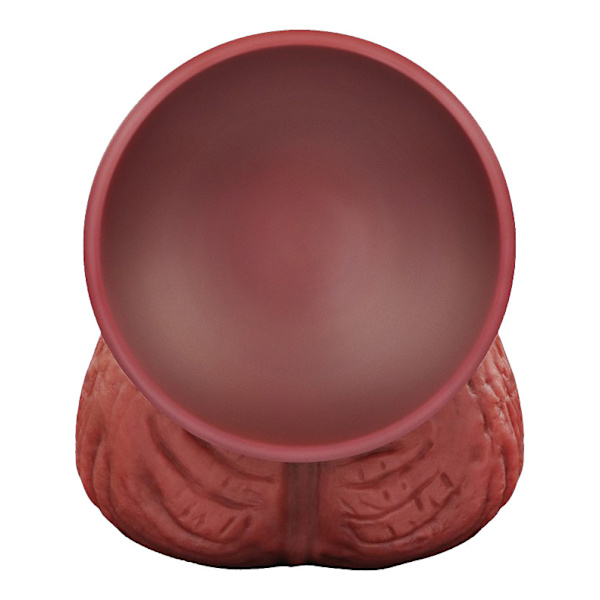 LoveToy: Dual-layered Silicone Cock with Rope, 24 cm Ljus hudfärg, Mörk hudfärg