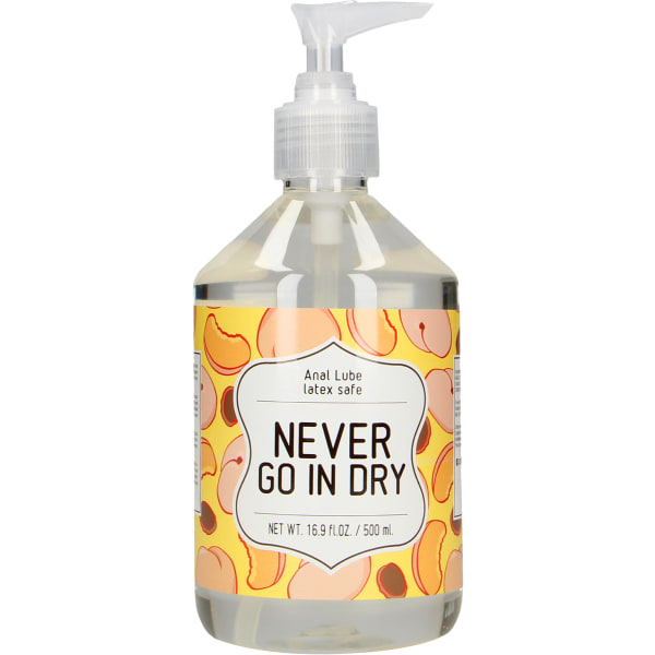 S-Line: Anal Lube, Never Go In Dry, 500 ml Transparent