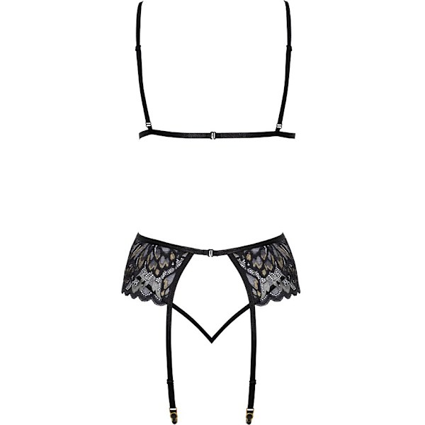 Kissable: 3-delat Set Underkläder, svart Svart L/XL