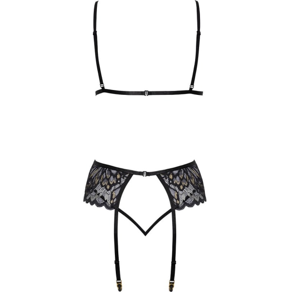 Kissable: 3-delat Set Underkläder, svart Svart S/M