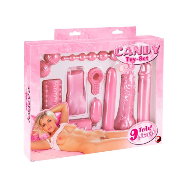 You2Toys: Candy Toy Set, 9 delar Rosa