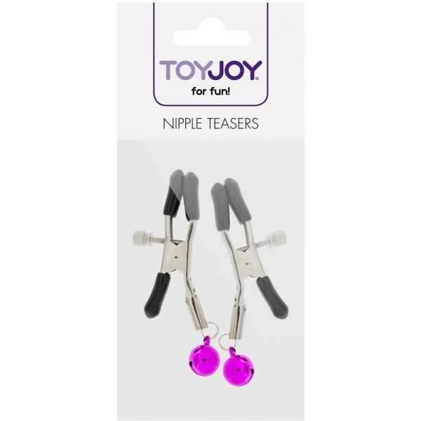 Toy Joy: Nipple Teasers Lila, Silver, Svart