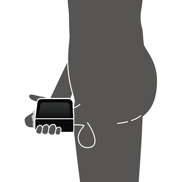 Rebel: Rotating Masturbator Svart, Transparent