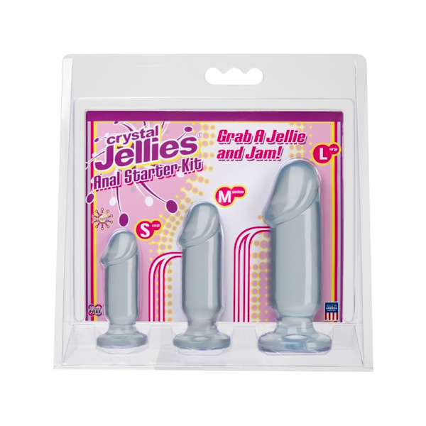 Doc Johnson: Crystal Jellies, Anal Starter Kit Transparent