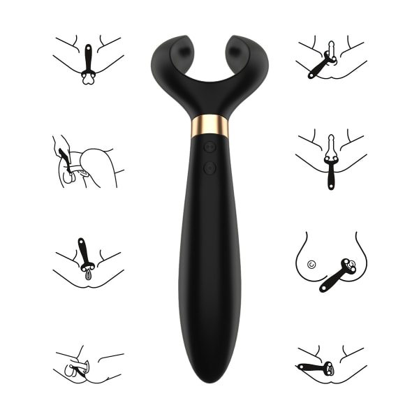 Satisfyer: Endless Fun, Multi Vibrator Svart
