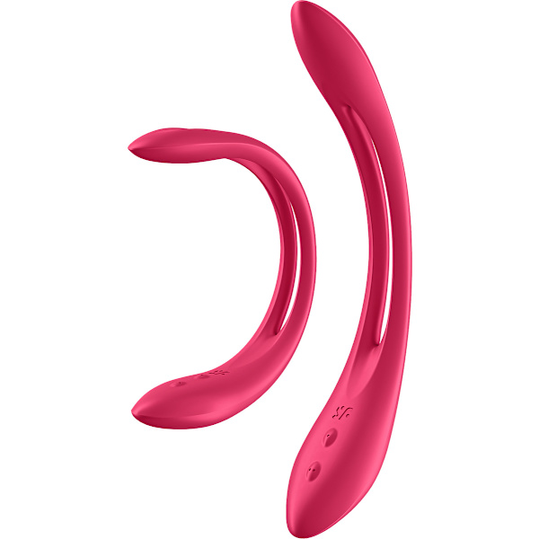 Satisfyer: Elastic Joy, Multi Vibrator, röd Röd