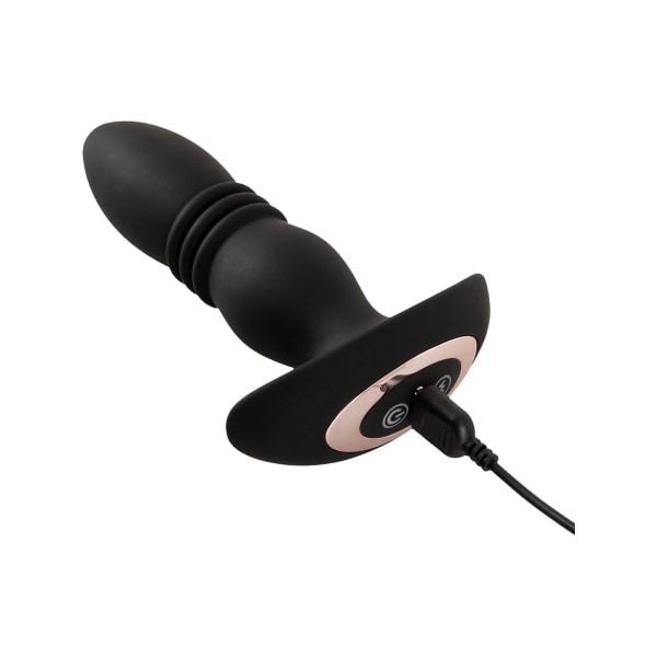 Anos: RC Thrusting Massager med vibration Svart