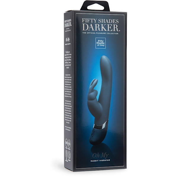 Fifty Shades of Grey: Darker, Oh My, Rabbit Vibrator Blå