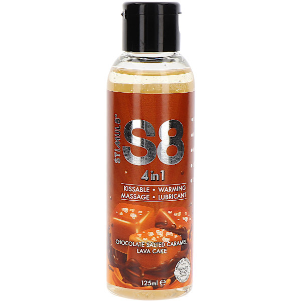 Stimul8: S8 4-in-1 Dessert Lube, Chocolate/Caramel, 125 ml Transparent