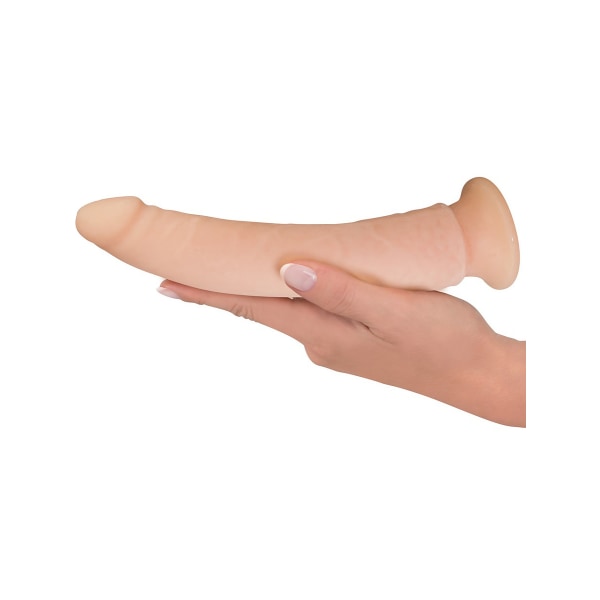 Nature Skin: Soft Dong Dildo, 24 cm Ljus hudfärg