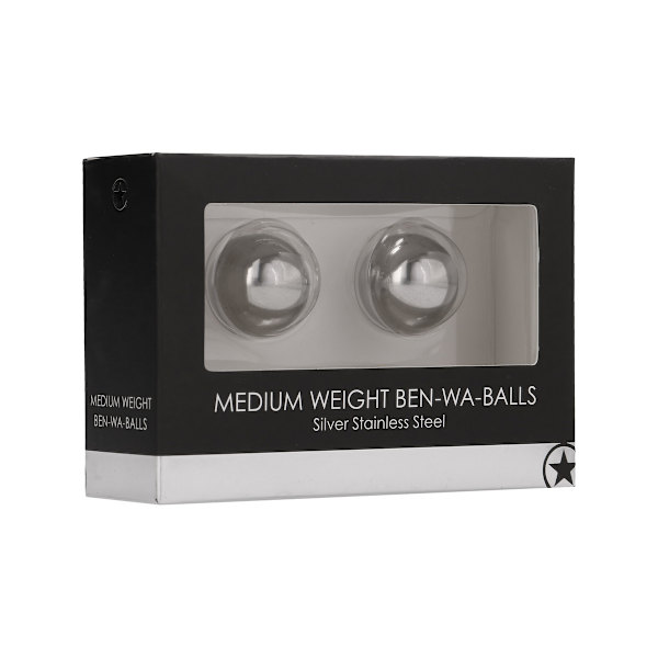 Ouch!: Light Weight Ben-Wa-Balls Silver Medium