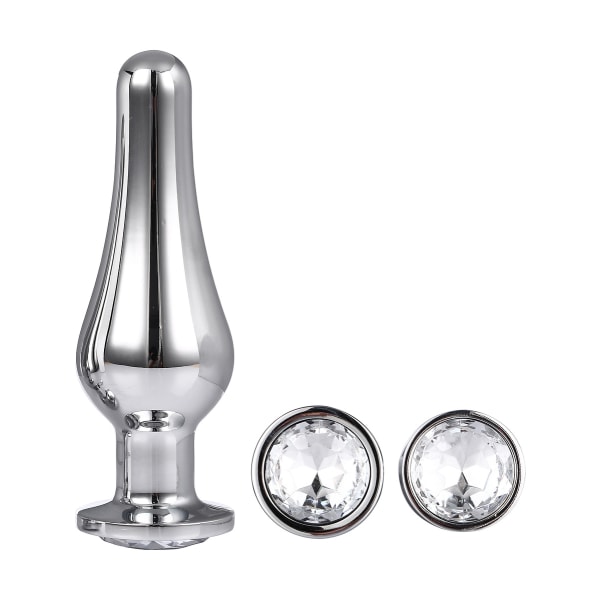 Dream Toys: Gleaming Love, Pleasure Plug Set, sølv Silver