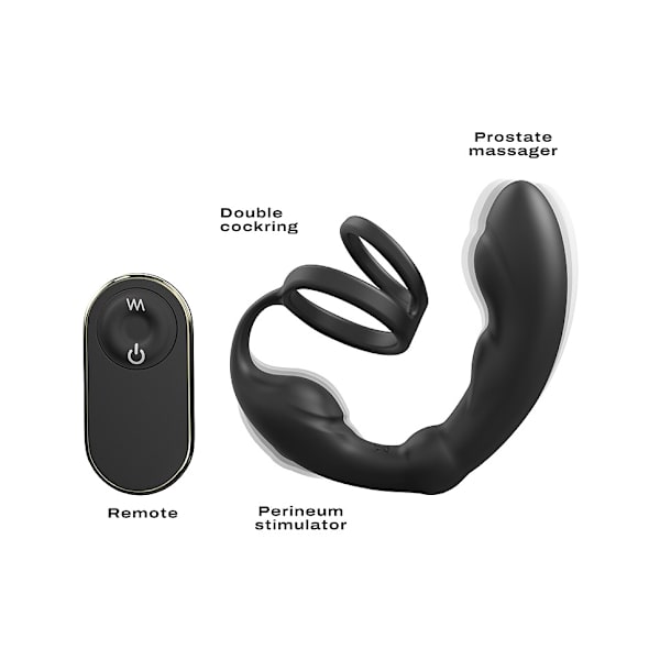 Dorcel: P-Ring, Prostate Massager & Double Ring Svart