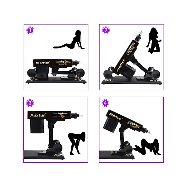 Auxfun: Basic 3XLR Sex Machine, Bundle Romeo Svart