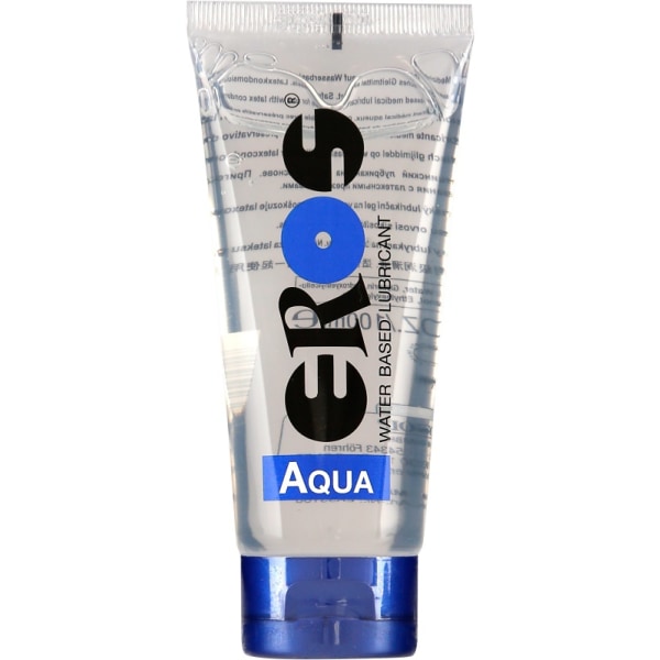 Eros Aqua: Vesipohjainen liukaste, 200 ml Transparent 200 ml (Tub)