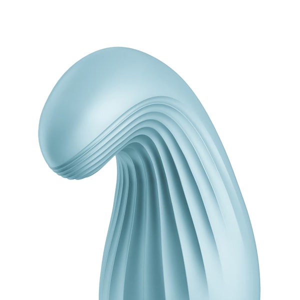 Satisfyer: Dipping Delight, Lay-on Vibrator, ljusblå Blå