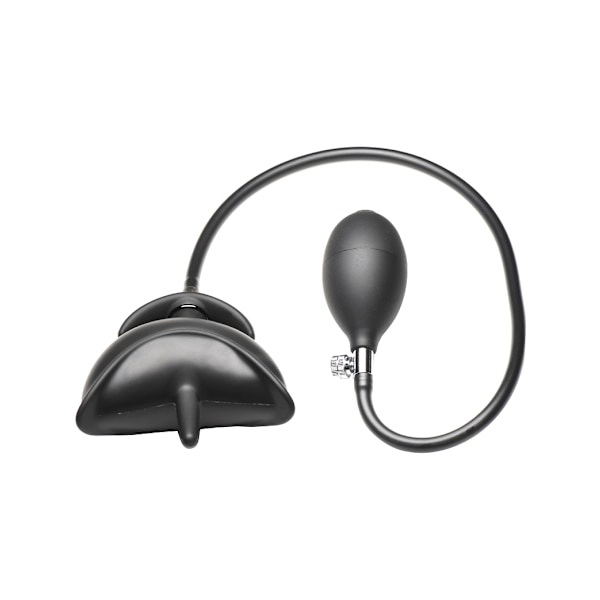 XR Master Series: Ass Bound, Inflatable Silicone Anal Plug Svart