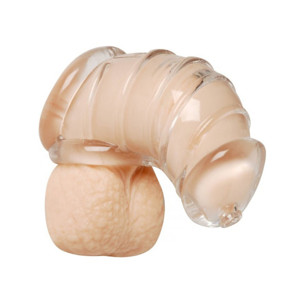 XR Master Series: Detained, Soft Body Chastity Cage Transparent