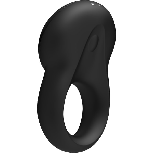 Satisfyer Connect: Signet Ring, Ring Vibrator, black Svart