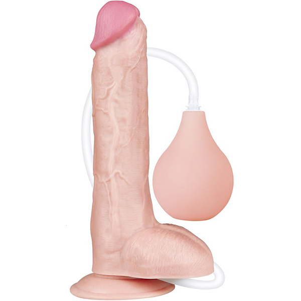 LoveToy: Squirt Extreme Dildo Ljus hudfärg 25,5 cm