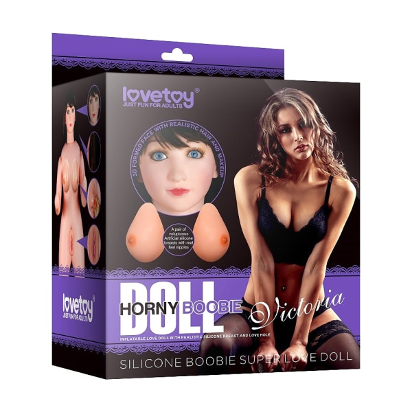 LoveToy: Silicone Boobie Super Love Doll 1 Ljus hudfärg
