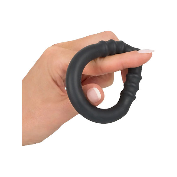 Rebel: 3 Heavy Silicone Cock Rings Svart