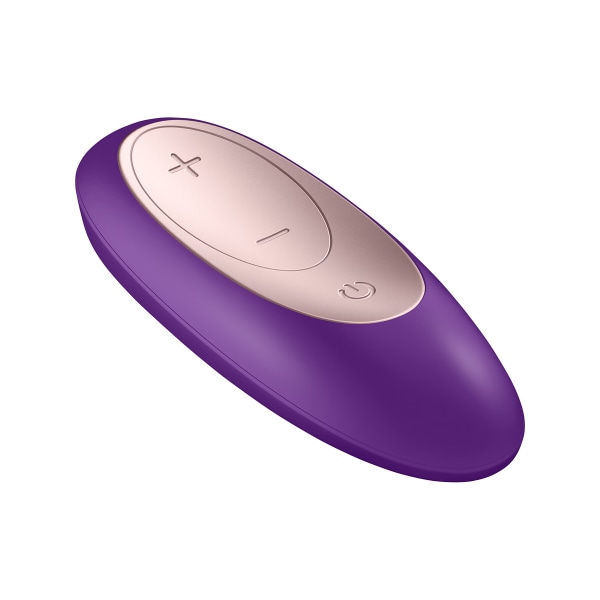 Satisfyer: Double Plus Remote, Partner Vibrator Lila